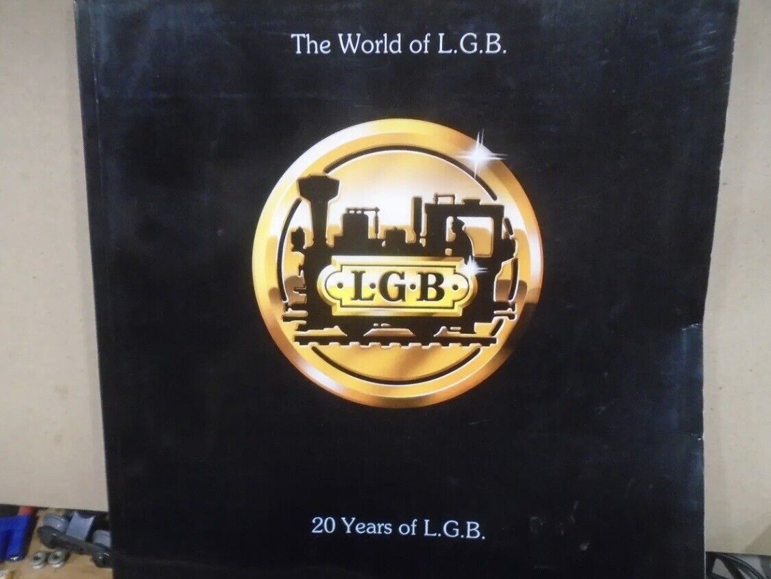 1988 20 YEARS OF LGB TRAINS COLOR CATALOG & LETTER FROM LGB SLES MANAG