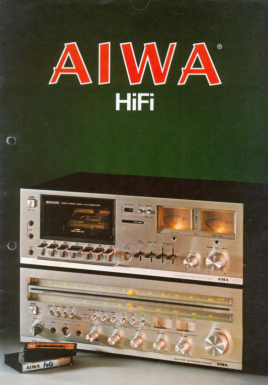 Aiwa HiFi 1976 Hifi Audio Brochure