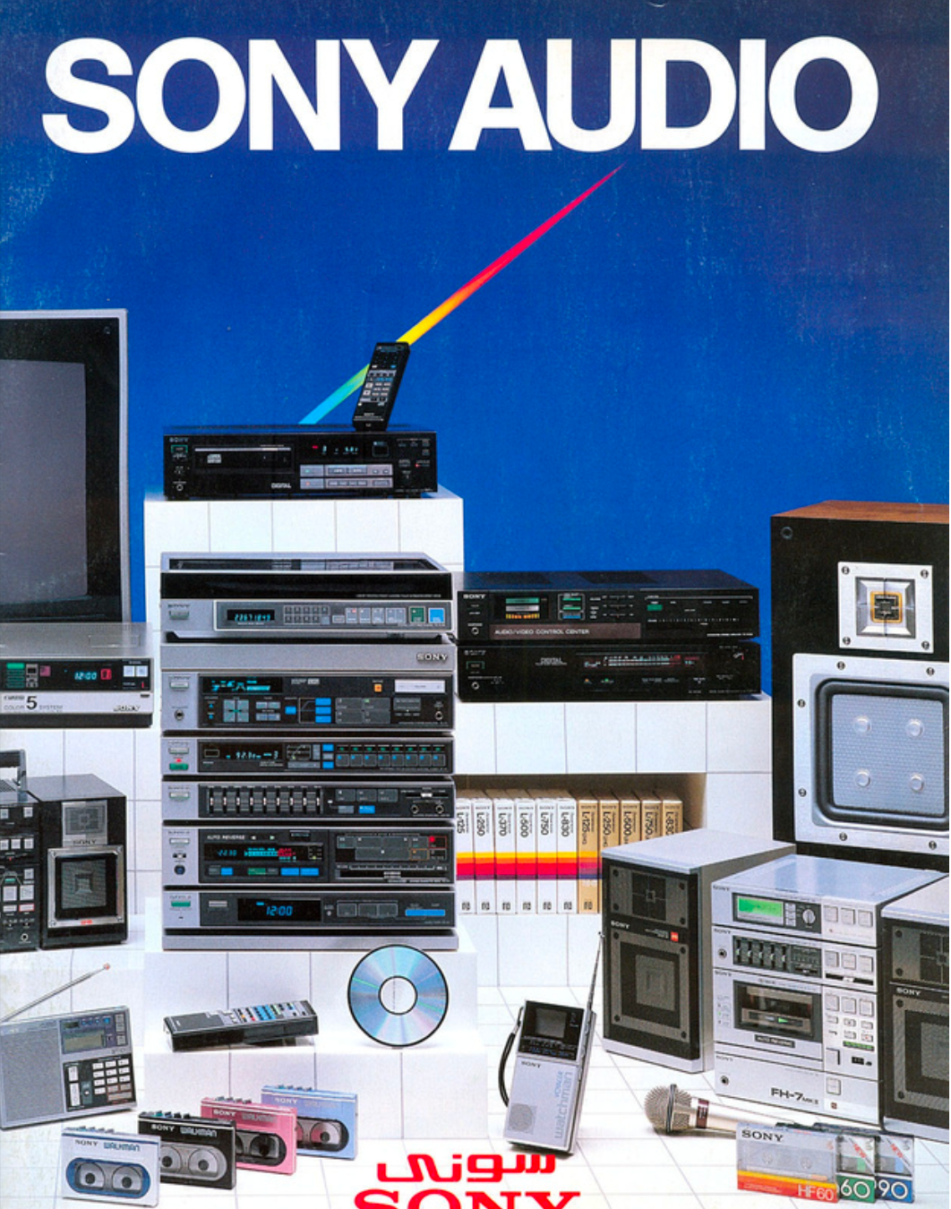Sony Audio Full Product Line Brochure 1980s (PDF) (E-BOOK)