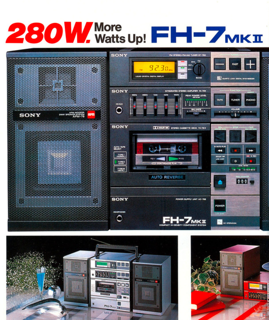 Sony Audio Full Product Line Brochure 1980s (PDF) (E-BOOK)